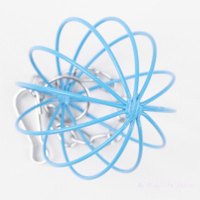 Metal Round Sphere Feed Dispense Exercise Hanging Hay Balls Guinea Pigs Hamster Bunny Pet Toy Hangable Feeding Hay Rack