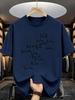 Funny Bla Bla Bla Handwriting Print Tshirt Men Women Unisex  Crewneck Short Sleeve Minimalist Casual Street Tees