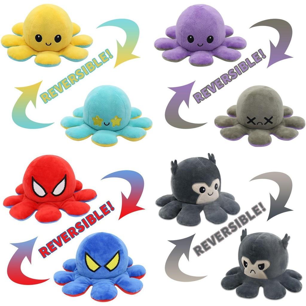 Entzückendes wendbares Spiderman-Oktopus-Plüschtier mit weichen und lebensechten Merkmalen für Kinder