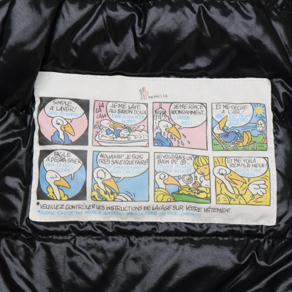 Moncler MONTICOLE Down Hoodie with Fur Coat 2 blackUsed