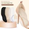 2-in-1 Gel-Selbstklebende Fußgewölbestütze & Stoßdämpfende Ferseneinlage für Lederschuhe