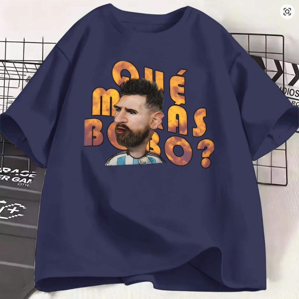 Que Miras Bobo T-shirt Per Unisex Cotone Puro Divertente T-shirt Girocollo Meme Magliette Manica Corta Taglie Forti