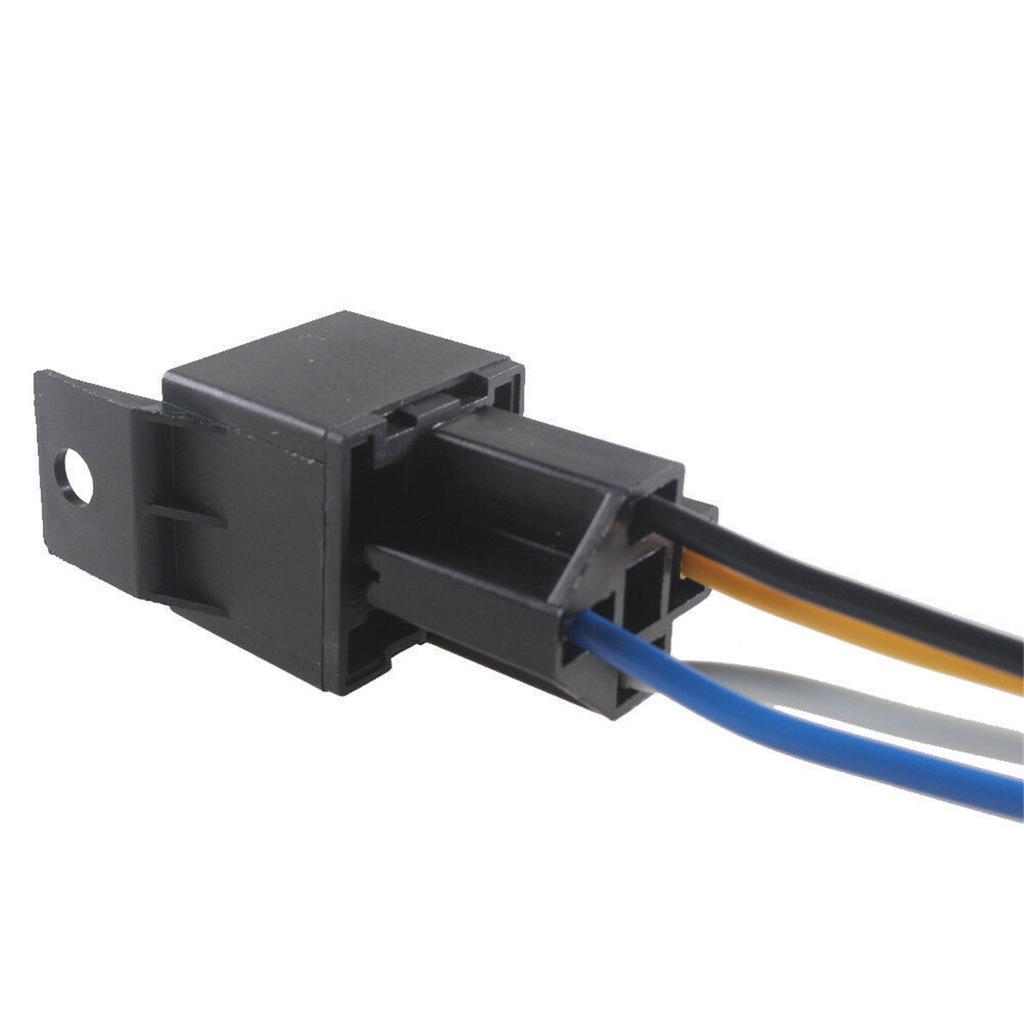5Pack Car Truck Auto 12V 40A 40 AMP SPST Premium Relay & Socket 4 Pin 4P 4 Wire