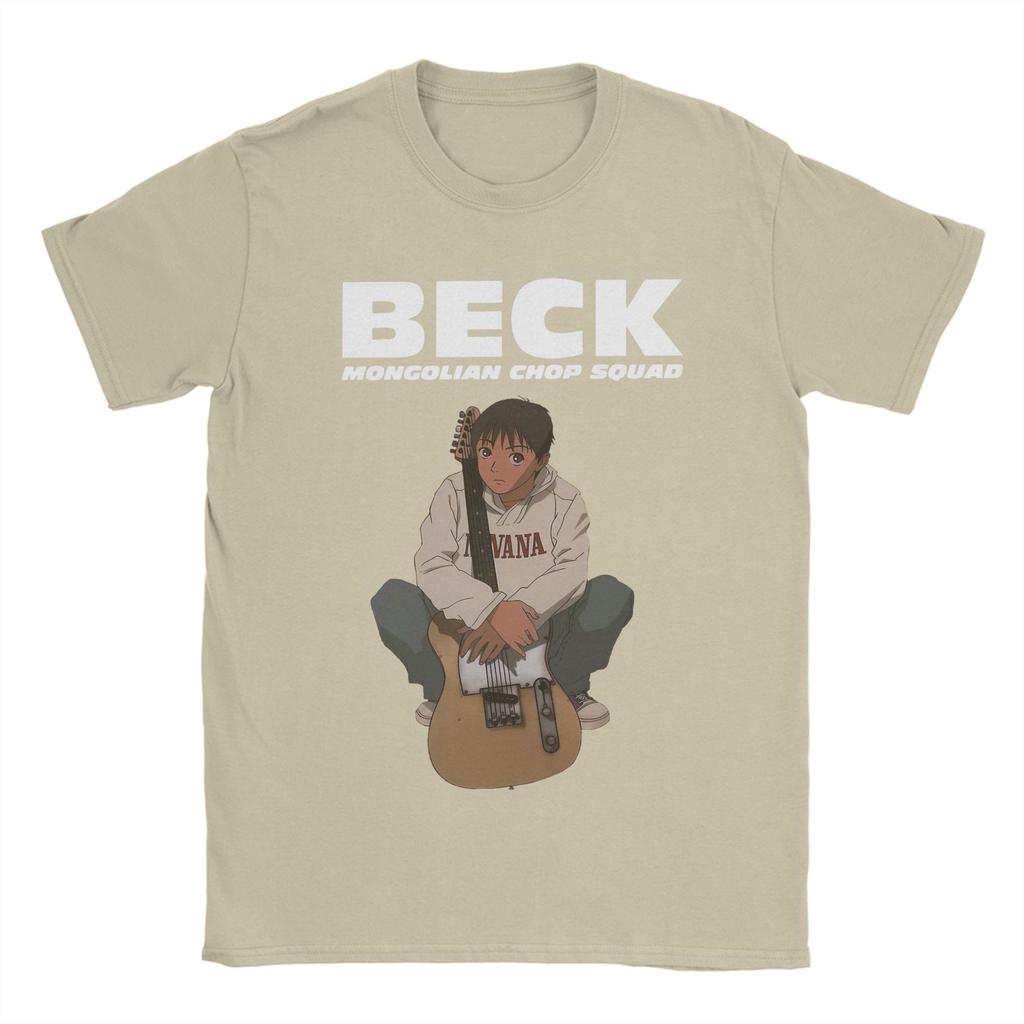 Beck Mongolian Chop Squad Trending TShirts  Cotton Tee Shirt for Mens Aesthetic Printed Short Sleeve Clothes