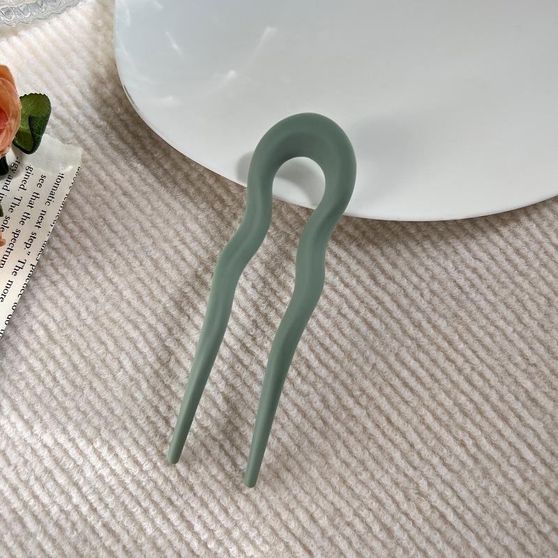 Elegante Haarnadel in U-Form im chinesischen Stil, schlichte Dutt-Haarspange, Haarnadel, Kopfschmuck