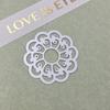 Circular Flower Pattern Metal Cutting Dies Stamps Alphabet Embossing Paper Cards Making Craft Stencils Scrapbooking
