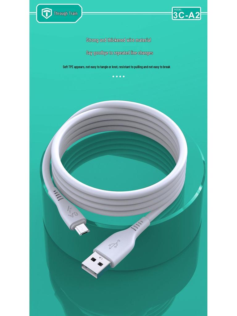 66W Certified Fast Charger & USB-C Cable for Android & Apple