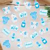 Blue Themed Elephant Confetti Baby Shower Party Desktop Decoration Throwing Prop