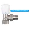 Thermostatic Radiator Valve 2Pcs 15mm x 1/2Inch Thermostatic Angle TRV Thermostatic Radiator Valve for Home Office