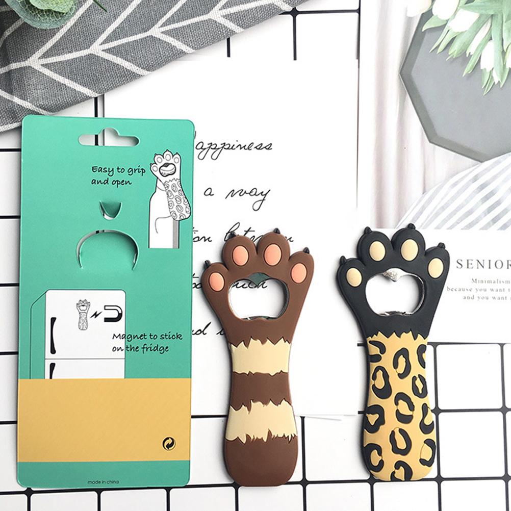 Portable Cat Paw Shaped Bottle Opener Glass Beer Bottle Opener Kitchen