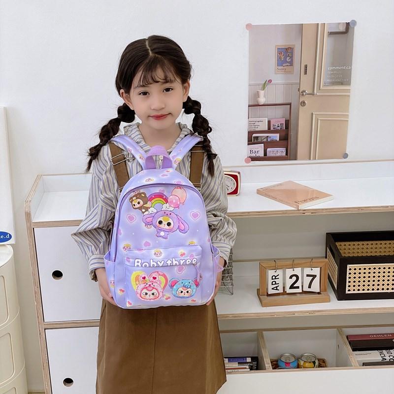 School bag new cartoon animation backpack Ava three-year-old leisure student backpack