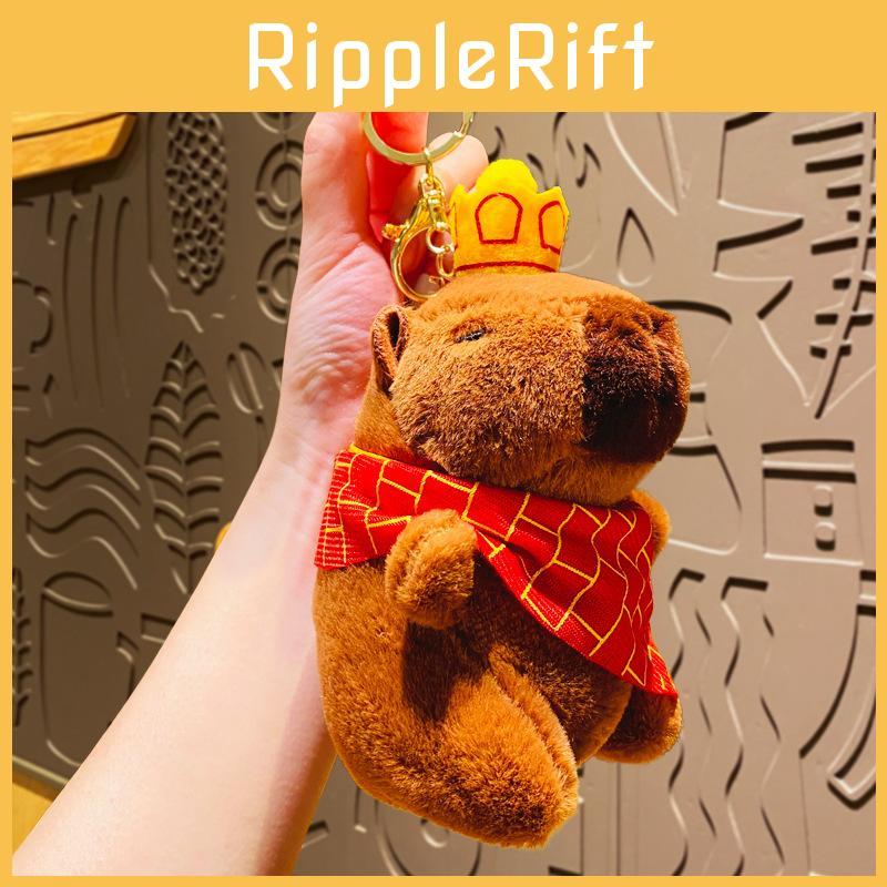 Cute Plush Capybara Keychain Backpack Pendant Wholesale Creative Cartoon Gift