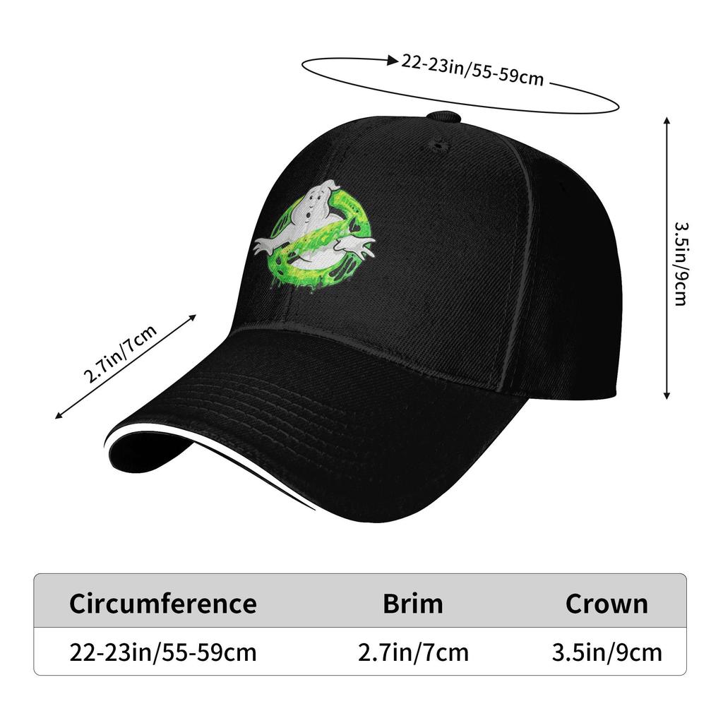 Green Ghostbusters Logo Baseball Cap Vintage Ghost Unisex Design Hip Hop Hats Summer Stylish Hunting Camping Sun Baseball Caps