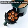 Thicker Silicone Basket Pot Tray Air Fryer Liner Reusable Container Accessories Pan Baking Mold Canister Shape Protector