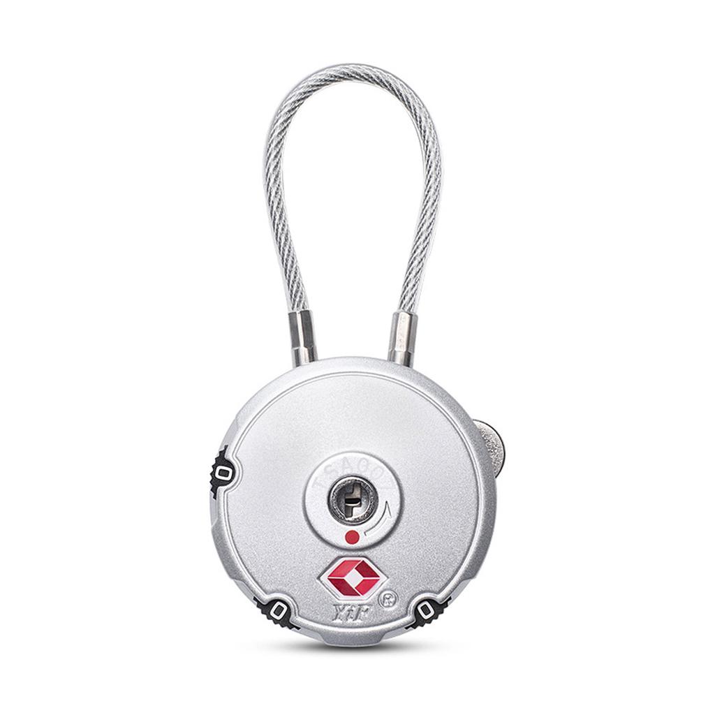 Combination Cable Lock for Backpack Bicycle MTB Anti-theft Lock 3-Digit Helmet Lock Multifunctional Travel Luggage Lock
