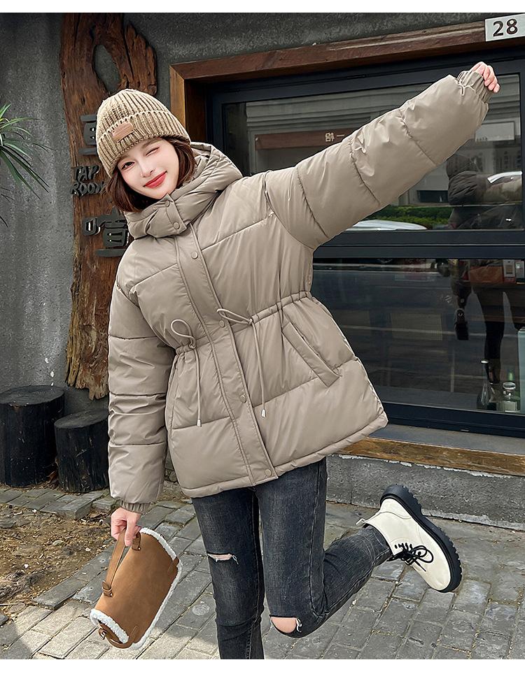Women’s Short Detachable Hood Windproof Thicken Warm Winter Jacket