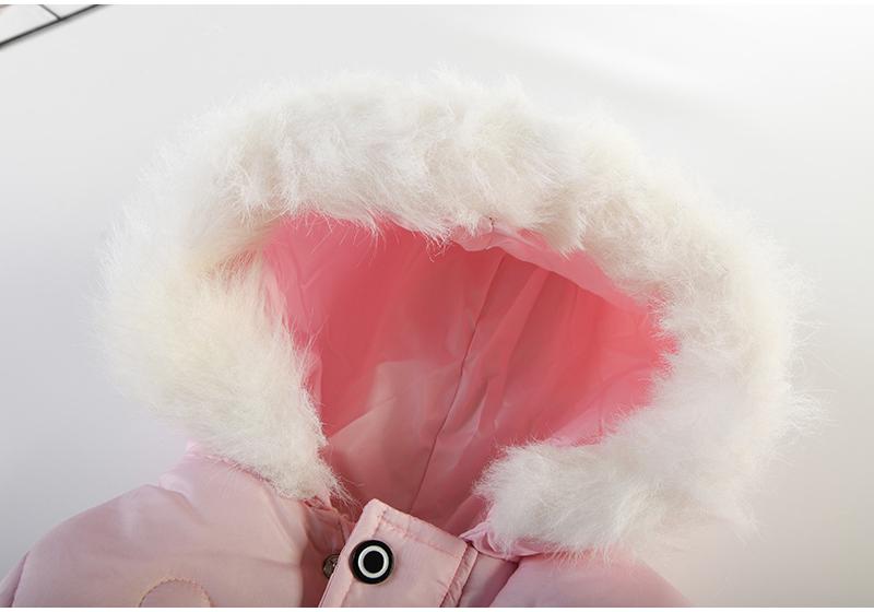 2023 Girls' Thickened Cotton Jacket - Cross-Border E-commerce