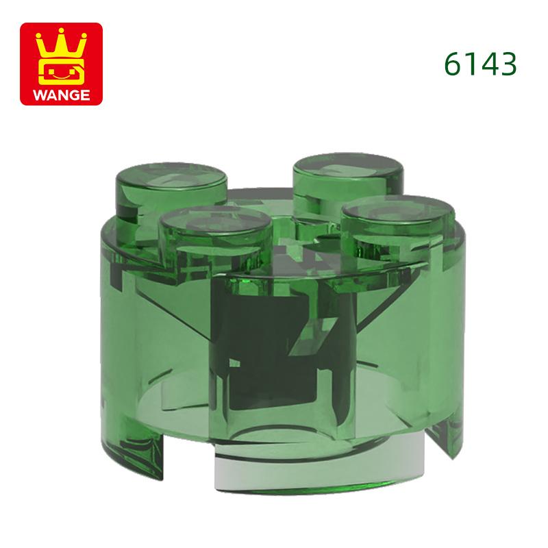 Non-Toxic 98Pcs/Lot 6143 3941 Cylindrical Block Moc 2X2 Parts Compatible With Arc-Shapes Brick Diy Children'S Assembly Toys Gift Box