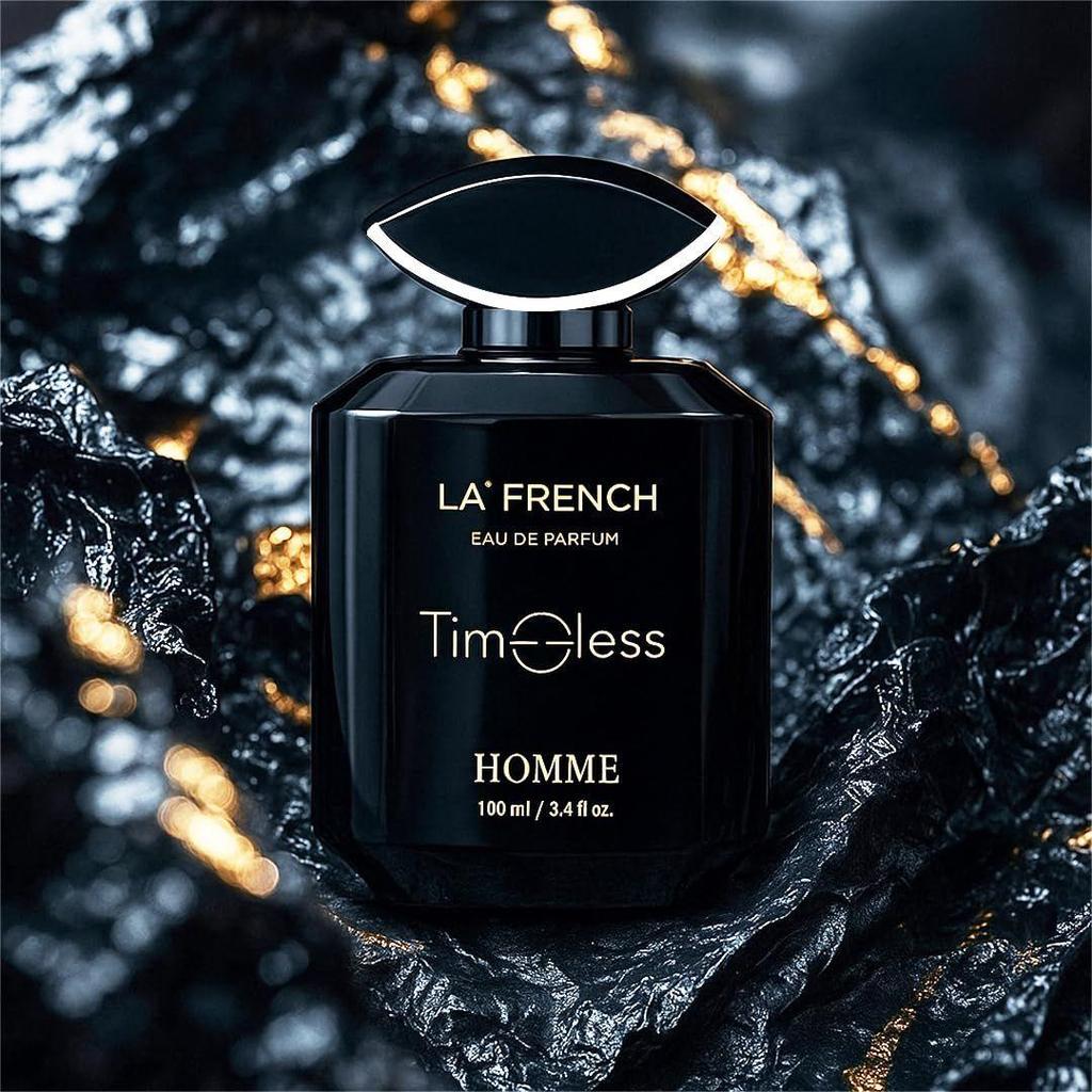 La French Timeless Parfym för Män 100ml | Eau de Parfum | Långvarig Maskulin Doft, Perfekt för Speciella Tillfällen