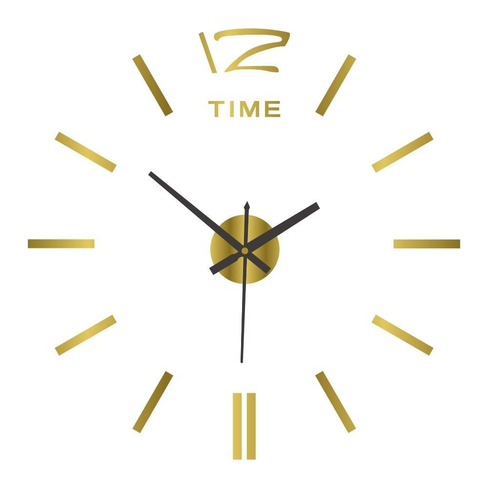 Frameless 3D Wall Clock Battery Operated Wall Clock Decor Modern DIY Clock Kit  Office Decoration