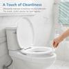 Installazione senza attrezzi Stabilizzatore per Sedile del WC 1/2 Pezzi Sollevatore per Coperchio del WC Senza Contatto per Bagno Domestico