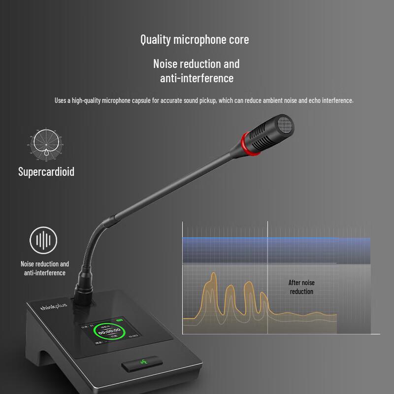 Lenovo thinkplus LS88 Wireless Gooseneck Conference Microphone System (CN version)