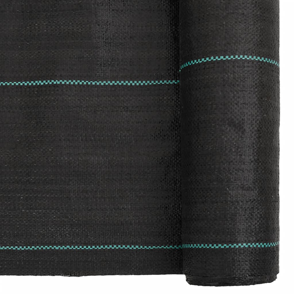 Vidaxl Agrowłóknina Antychwastowa, Czarna, 1,5X25 M, Pp