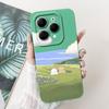 For Infinix Hot 40 Pro Case X6837 Cute Candy Painted Cover Shockproof Phone Case For Infnix Hot 40i Hot40 Pro Soft Fundas Bumper