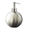 Stainless Steel Round Empty Lotion Soap Dispenser Bottle, 350ml Soap Dispenser Great For Essential Oils, Lotions, Liquid Soaps