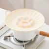 Anti Overflow Cooking Pot Silicone Lid Heat-Resistant Easy Clean Spill Stopper Vents Design BPA Free Steaming Tray Utensil