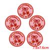 10pcs /Lots Pink Cartoon English Letter Embroidered Patches Diy Jackets Backpack Sew Badges Iron On Patches For Clothing Stickers 