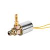   24V Electric Solenoid Valve Heavy Duty   Horn Copper Zinc Alloy 1 Celsius 4 Inch NPT Male for Truck   Systems   Glossy Silver . X 3cm  