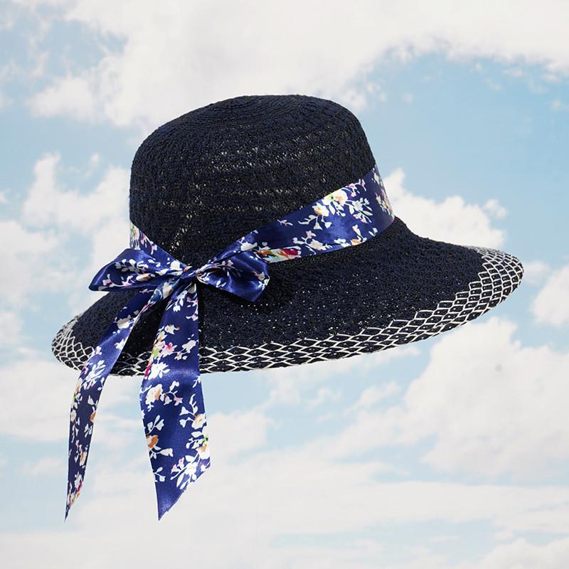 Summer Straw Sun Hat With Large Brim And Breathable Cotton For Women Sun Protection