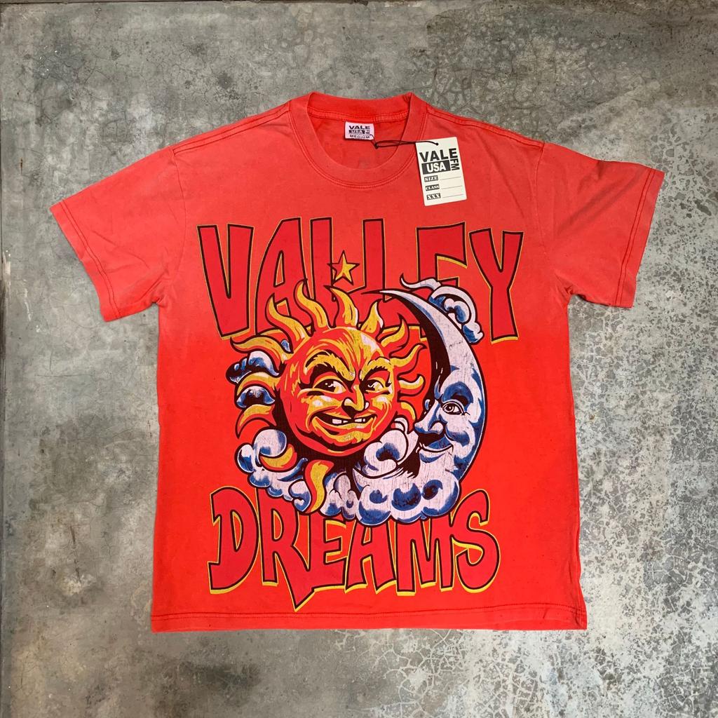 Meichao Vale New Retro Character Print Summer High Street Men and Women Loose Casual Wash Old Short Sleeve T-shirt