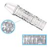 Reusable Clear Penis Extension Sleeve Girth Enhancer Delay Ejaculation Sex Toy
