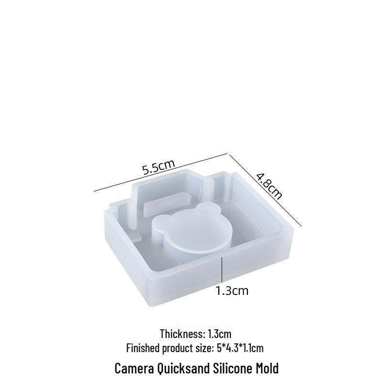 

Poppy DIY Crystal Resin Mold: Retro Appliances Sand Art Box Silicone Mold, Multiple Styles