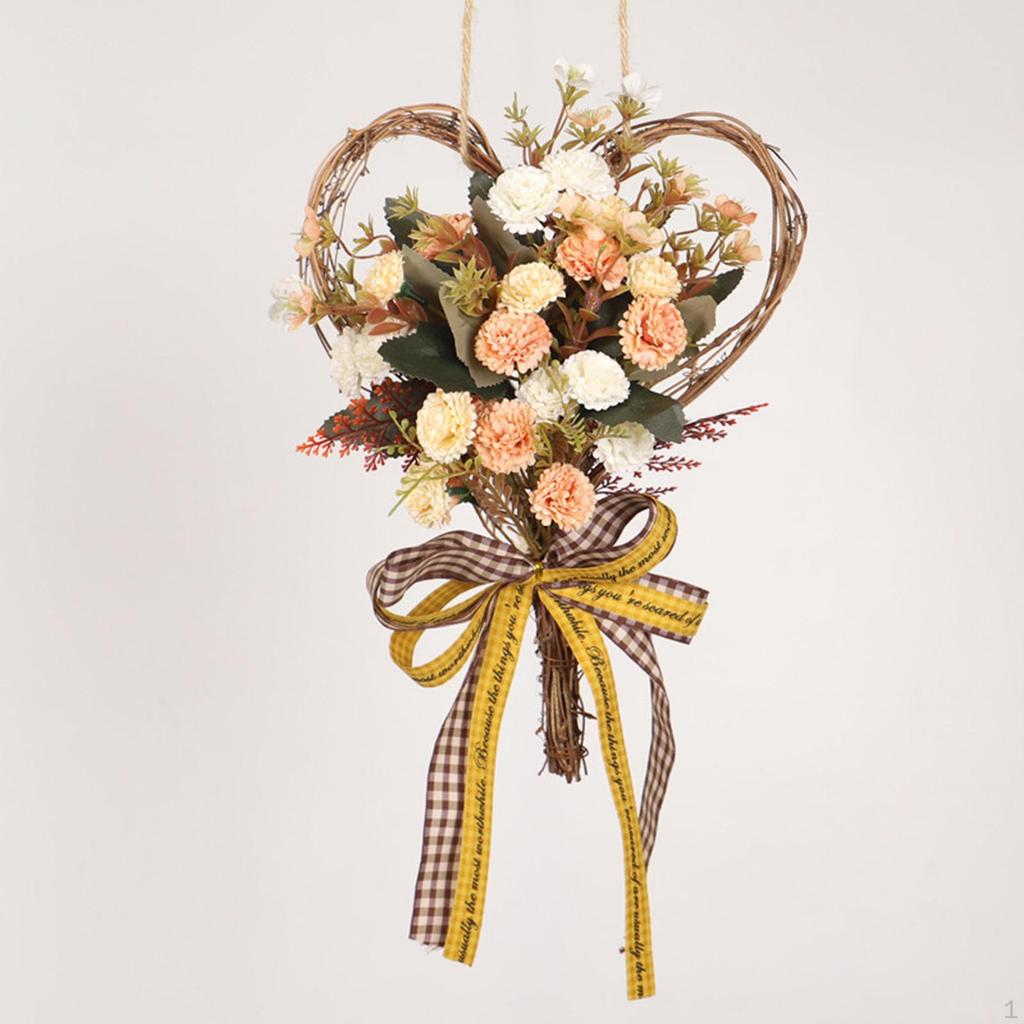 Carnation Floral Wreath for Home Decor