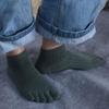 Sweat Absorbing Women Short Tube Socks Men Socks Five-Finger Socks Split Toe Socks Sport Hosiery