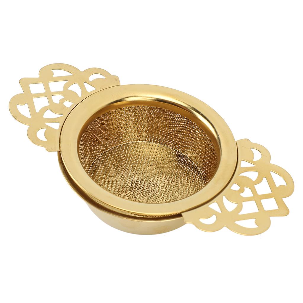 Tea Infuser Filter 304 Stainless Steel Insulated Base Fine Mesh Tea Strainer Bowl for Brewing