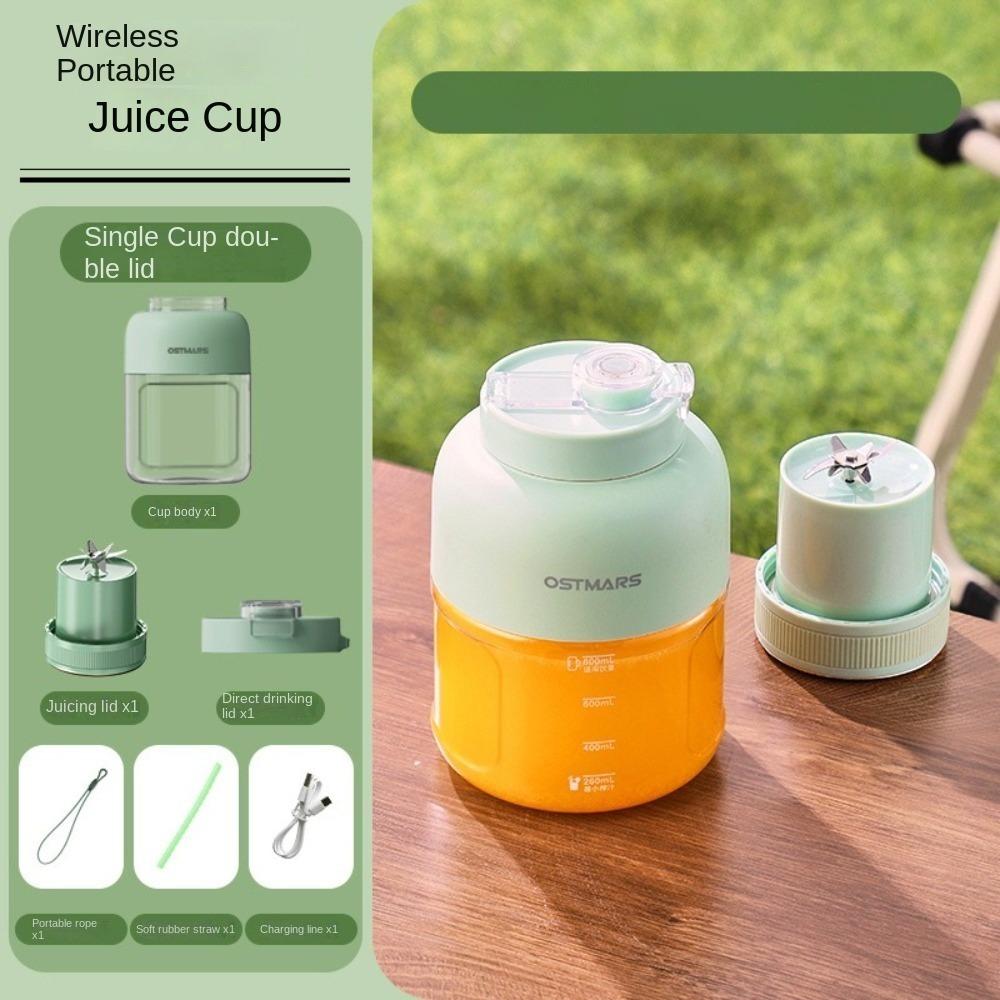 

New Portable Portable Juicer Freshly Squeezed 1100ml Smoothie Blender Ice Crusher Cup Outdoor