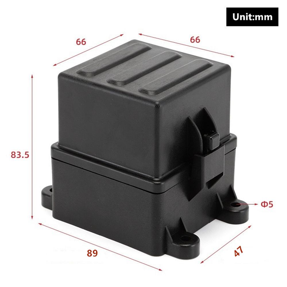 12V 3-Way Fuse Relay Box with 4-Pin 40A Relays and Fuses For Car Truck