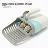 Efficient Cat Litter Cleaning Solution Scoop with Waste Bin Self-Cleaning Toilet Box Accessory Shovel Easy-to-Use Handle Garbage Bag Holder