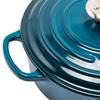 Le Creuset Pot Signature Cocotte Ronde 20cm 200mm Enamel Pot Stylish Deep Teal 21177206422430 SIGNATURE Cocotte Ronde Deep Teal Kitchenware New Life