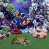 2pcs Aquarium Fake Turf Turtle Resting Basking Fake Grass, Plastic Simulation Grass Mat Container Terrarium Substrate Bedding Liner Fish Turtle Tank