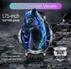 New Military GPS SmartWatch 1.75 HD  10ATM/IP68Waterproof Compass Smartwatch 1000mAh Large Battery BT Call SmartWatche