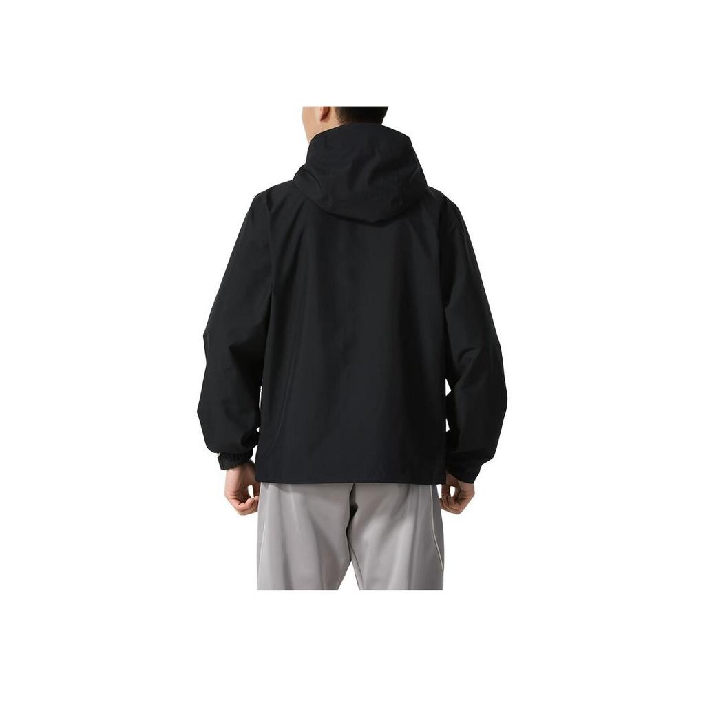 Adidas Fashion Versatile Skin-Friendly Hooded Jacket Men Jackets Black JD1043