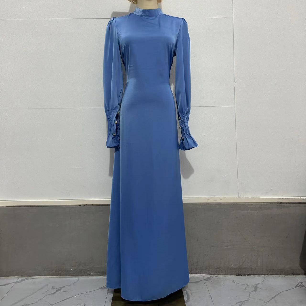 

GMXIA Осеннее плиссированное платье на талии в дворцовом стиле XXL