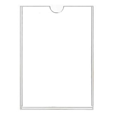 Suporte de Sinal de Parede Camada Dupla Transparente Espessado Resistente ao Desgaste Acrílico para Empresa