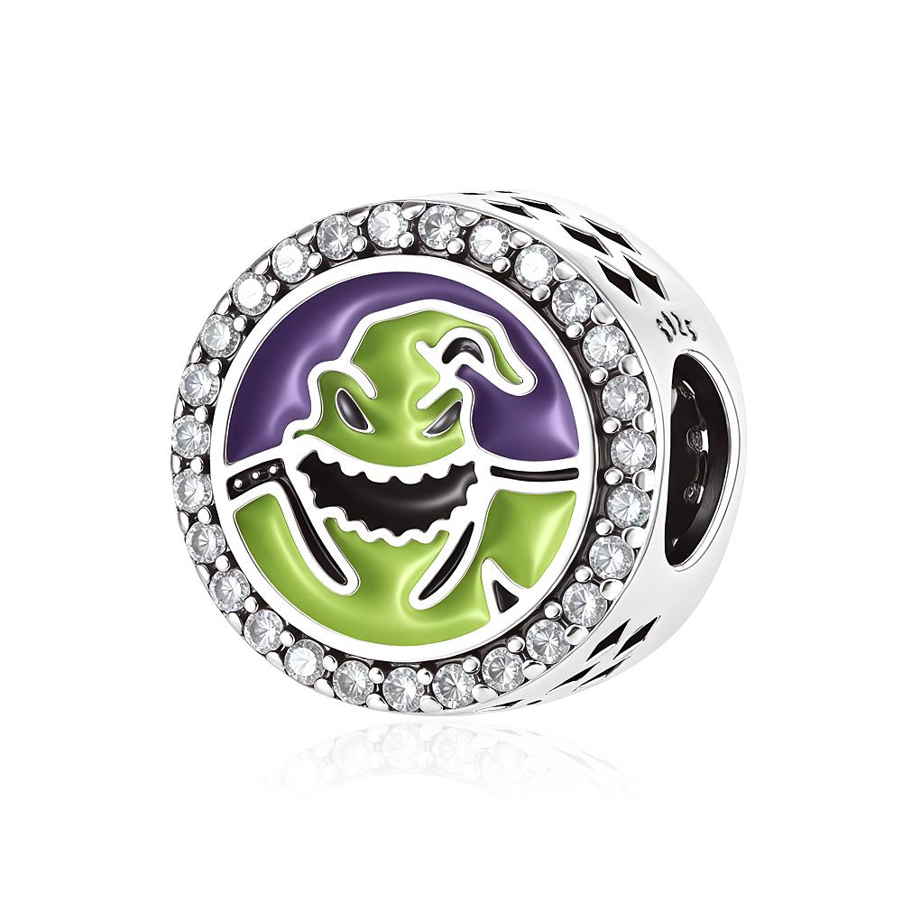 Brand New Halloween pumpkin head Copper Metal skull Charm Bead Component Bead Component Ideal Designed For Authentic Original Bracelet High Quality