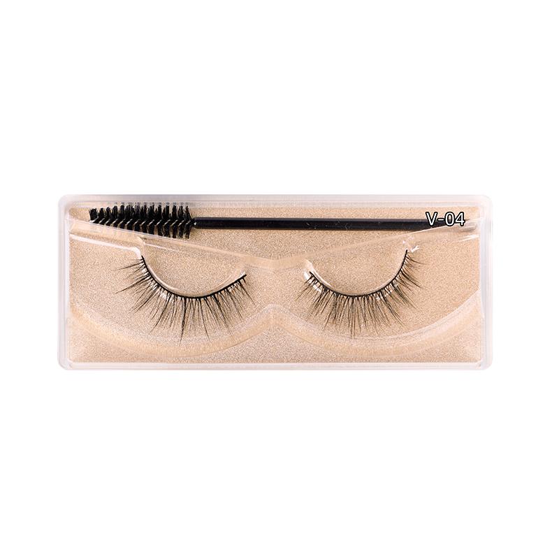 3D 5D Faux Mink False Eyelashes With Lash Boxes Custom Logo High Quality 15-20Mm 25Mm Mink Strip Lashes